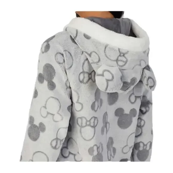 Disney Women's Mickey Mouse Pajamas Gray Size XL NWT - Picture 7 of 9